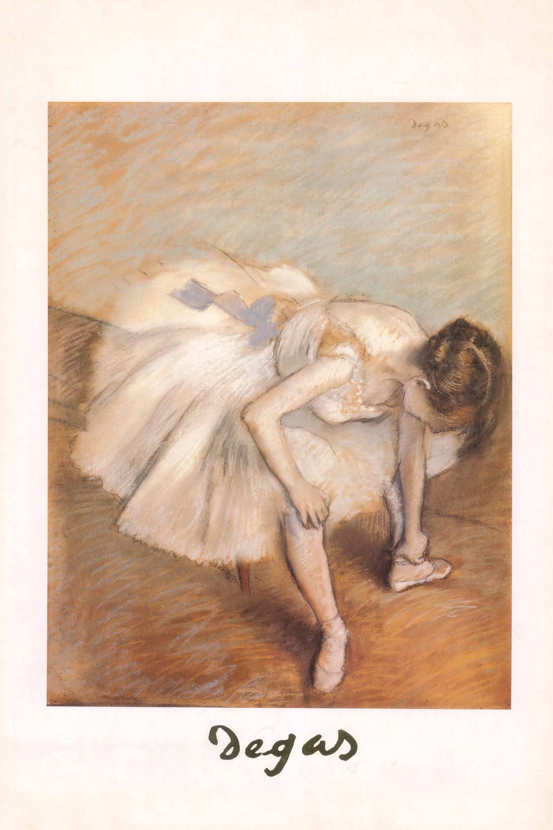 Dancer Tying Her Shoe