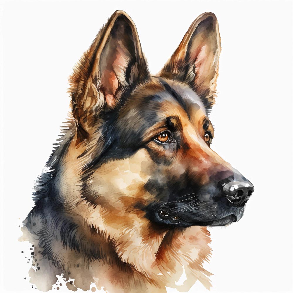 Water Color Dog