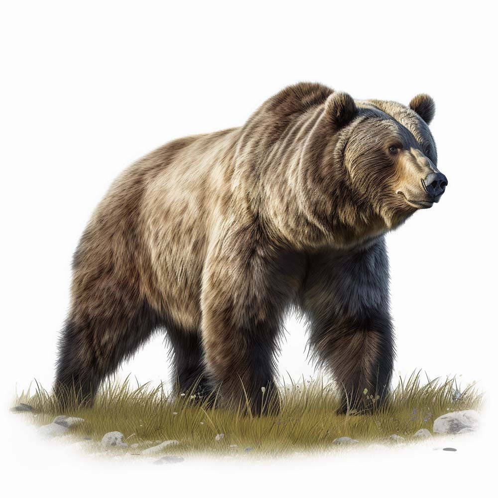 Grizzly Bear Print