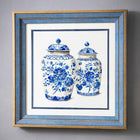 Blue & White Art