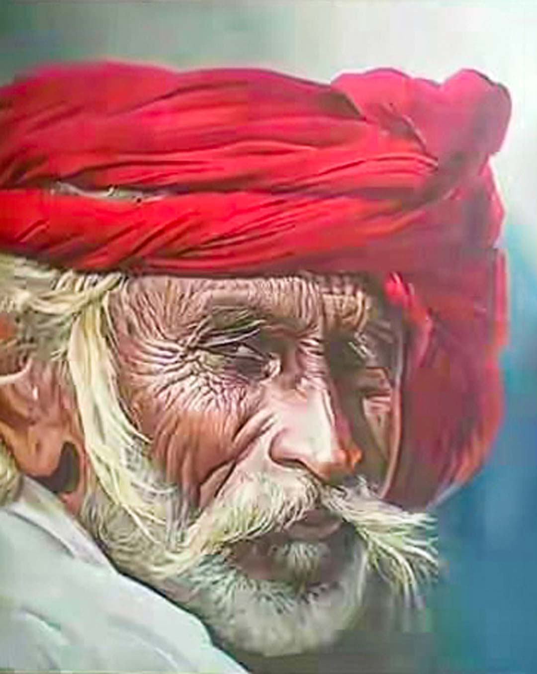 Rajasthani Man in Turban IV