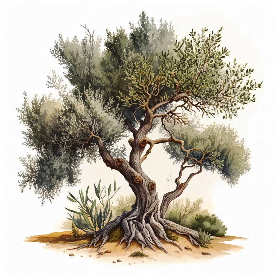 Olive Tree Print