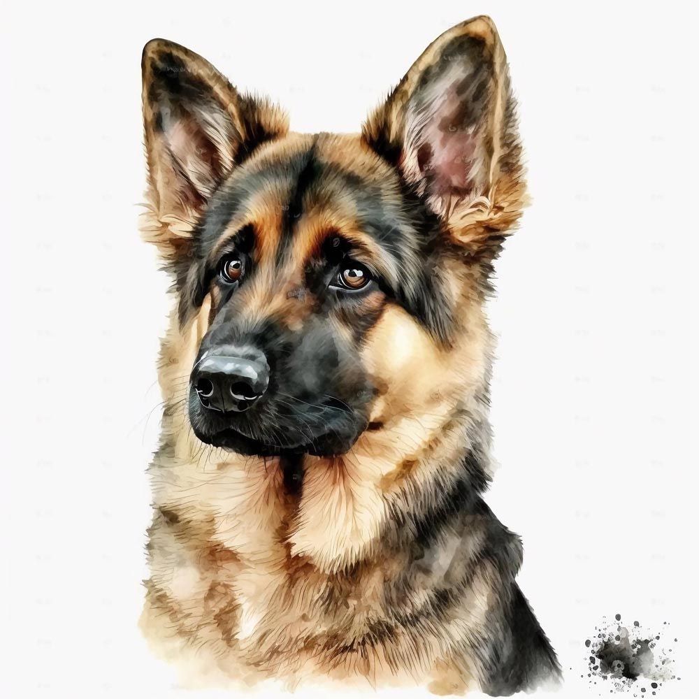 Water Color Dog