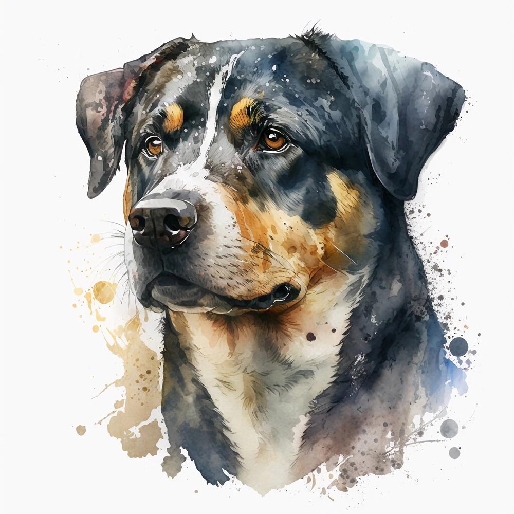 Water Color Dog