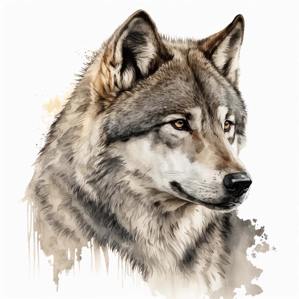 Mexican Wolf Print