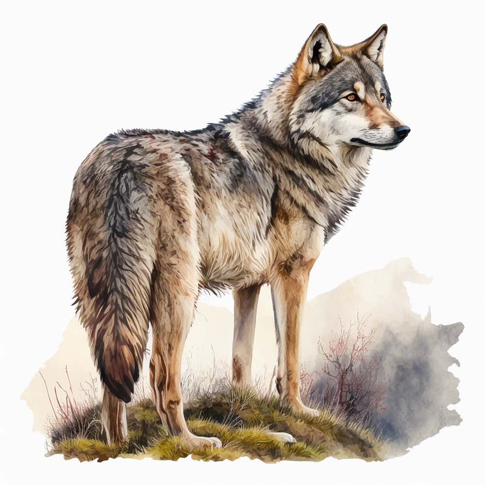 Mexican Wolf Print
