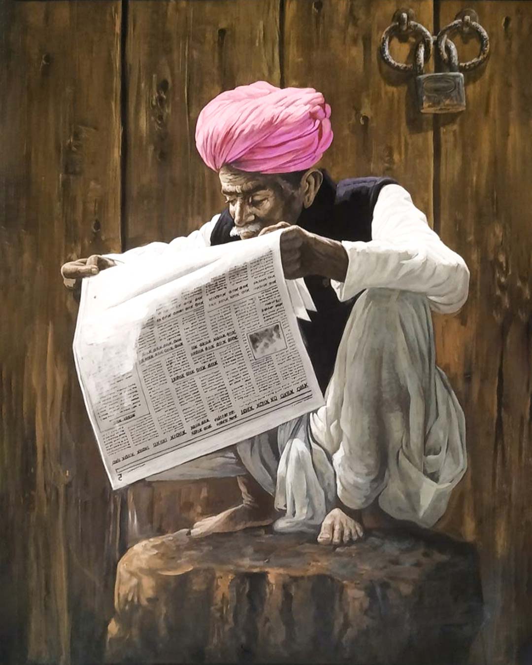 Rajasthani Man in Turban III