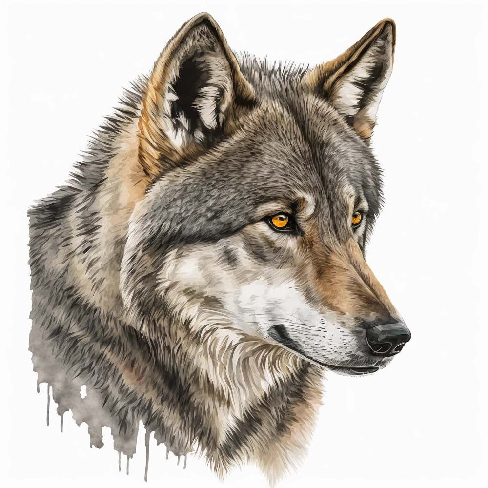 Mexican Wolf Print