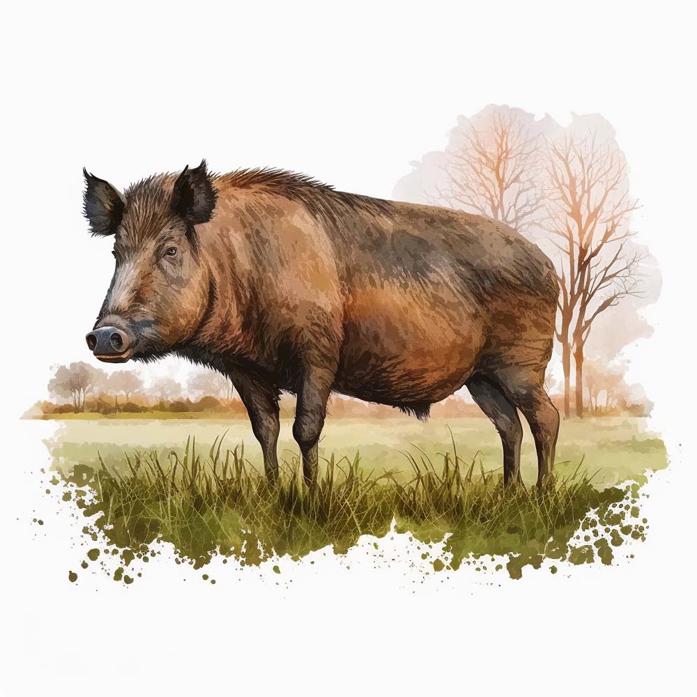 Wild Boar Print