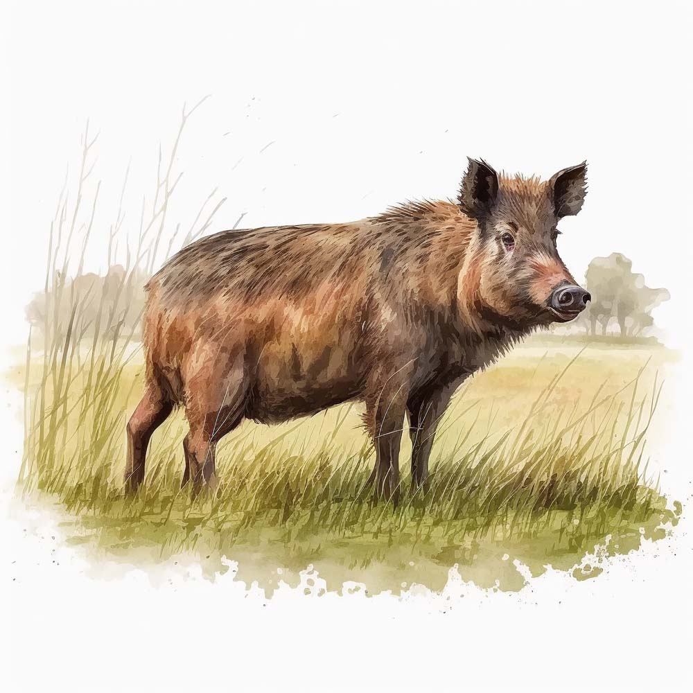 Wild Boar Print