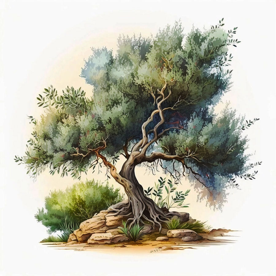 Olive Tree Print