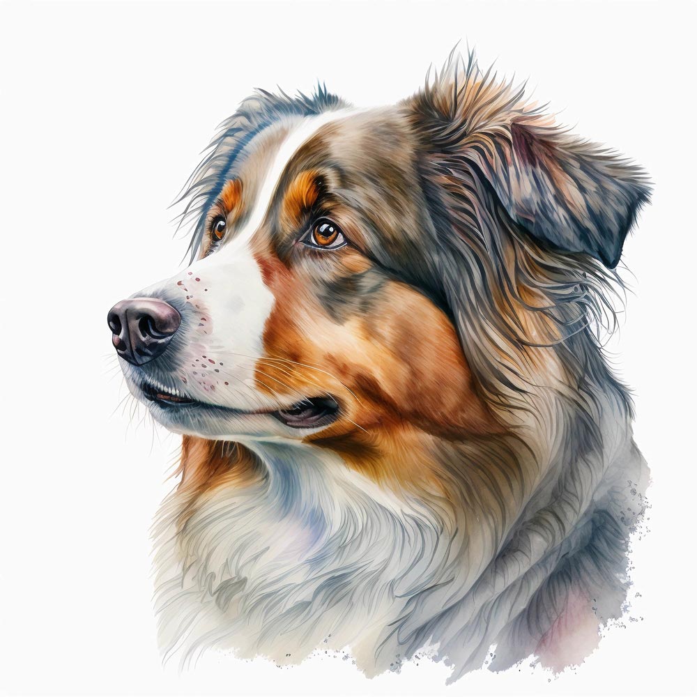 Water Color Dog