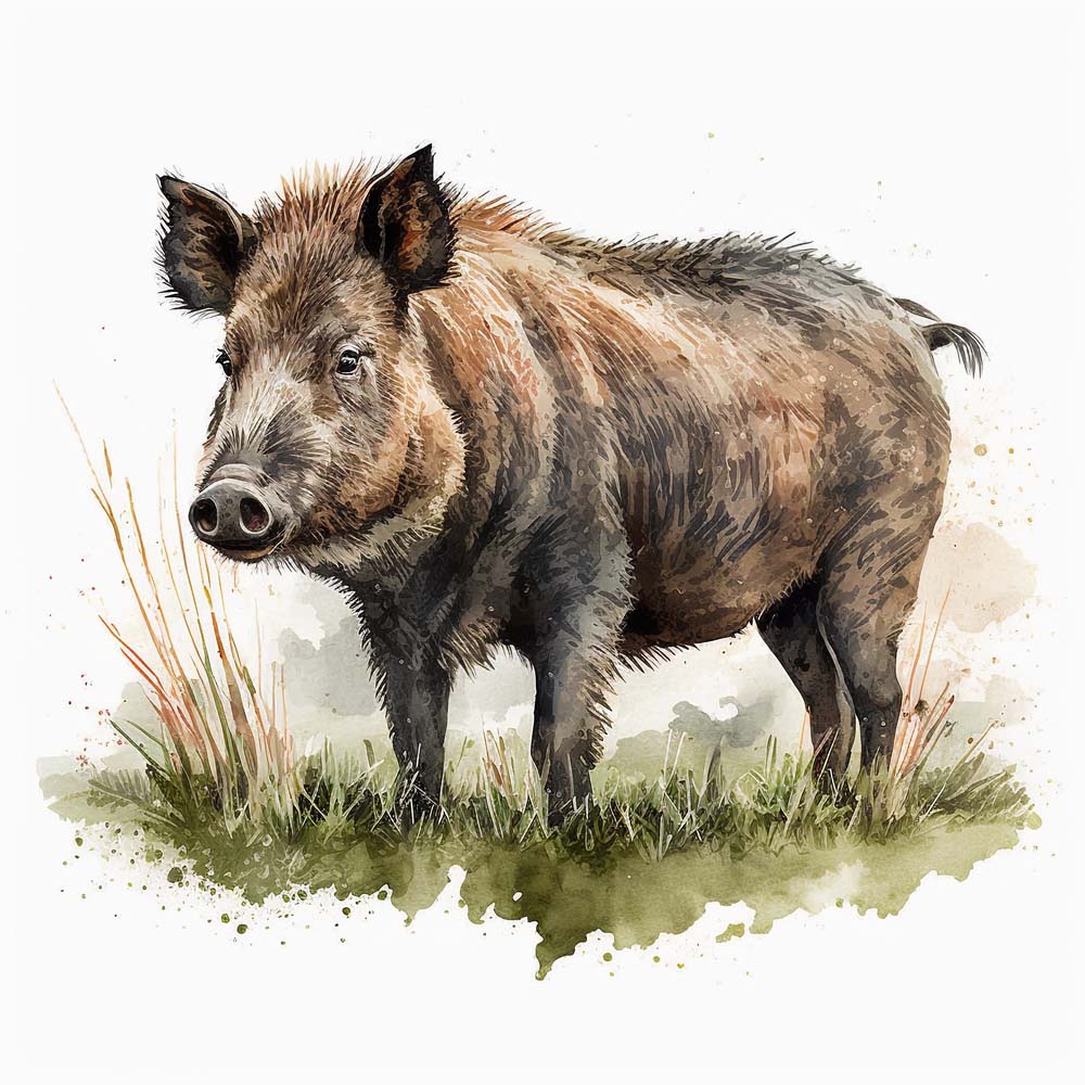 Wild Boar Print