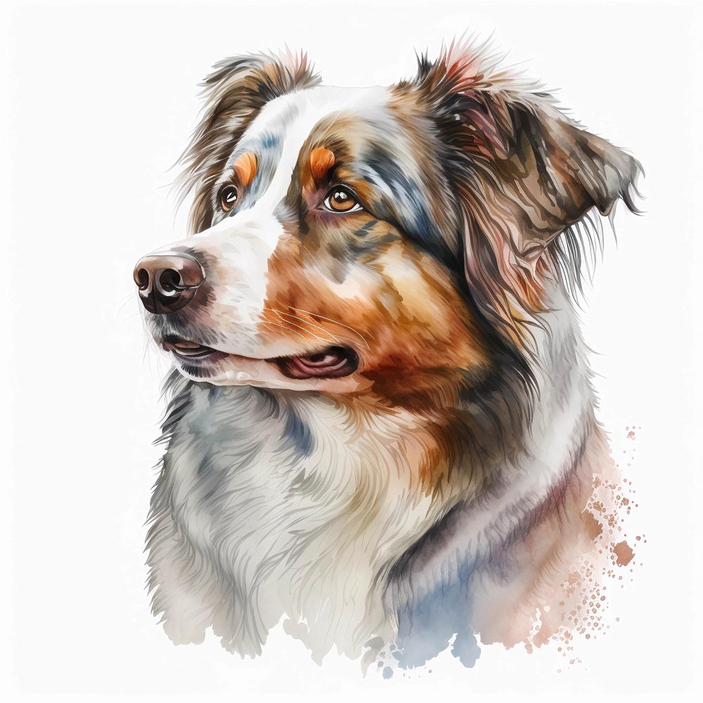 Water Color Dog