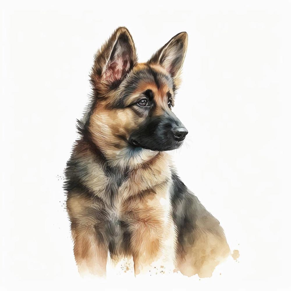 Water Color Dog