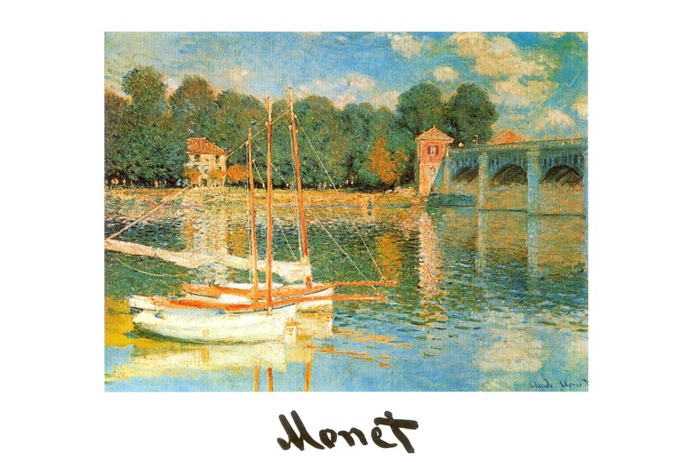 Ponte Ad Argenteuil by Claude Monet