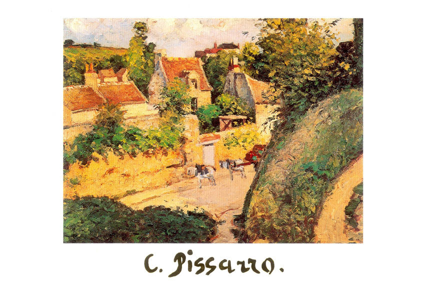 1874 Camille Pissarro (1830 1903) Rue De L'hermitage