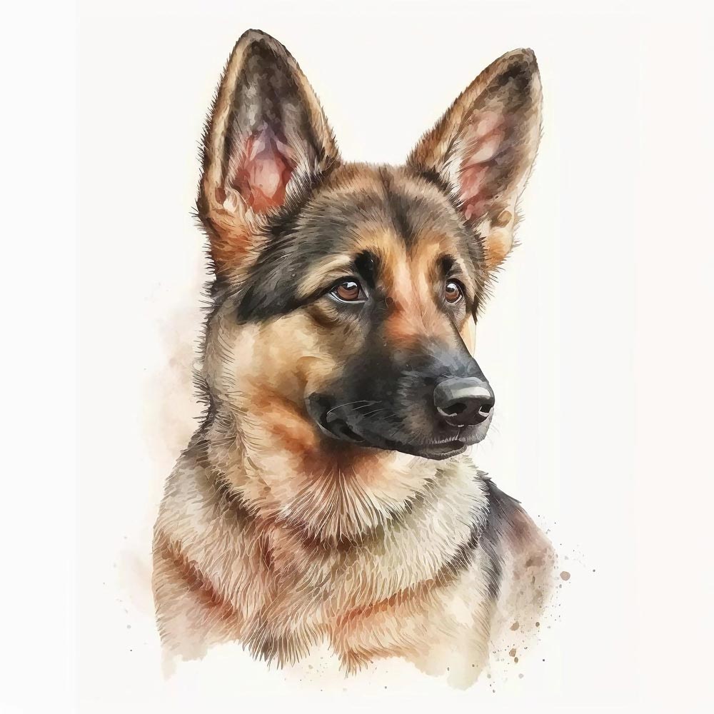 Water Color Dog