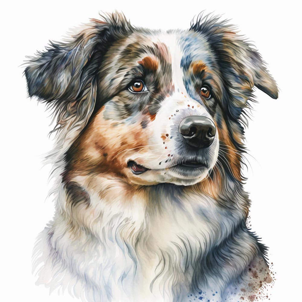 Water Color Dog