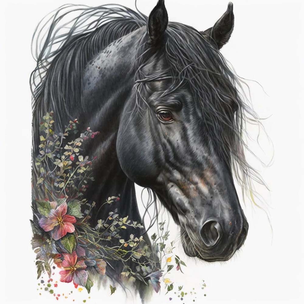 Boho Horse Print