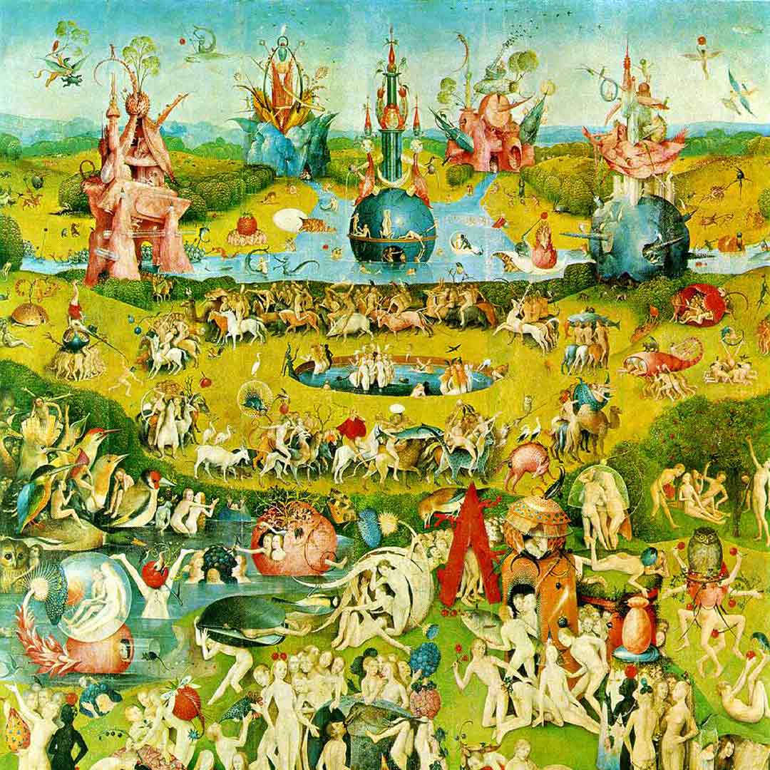 Garden Of Earthly Delights Central Panel Of The Triptych (1500)