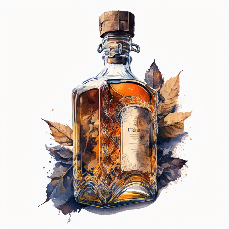 Savor the Moment: Whisky Bottle Art
