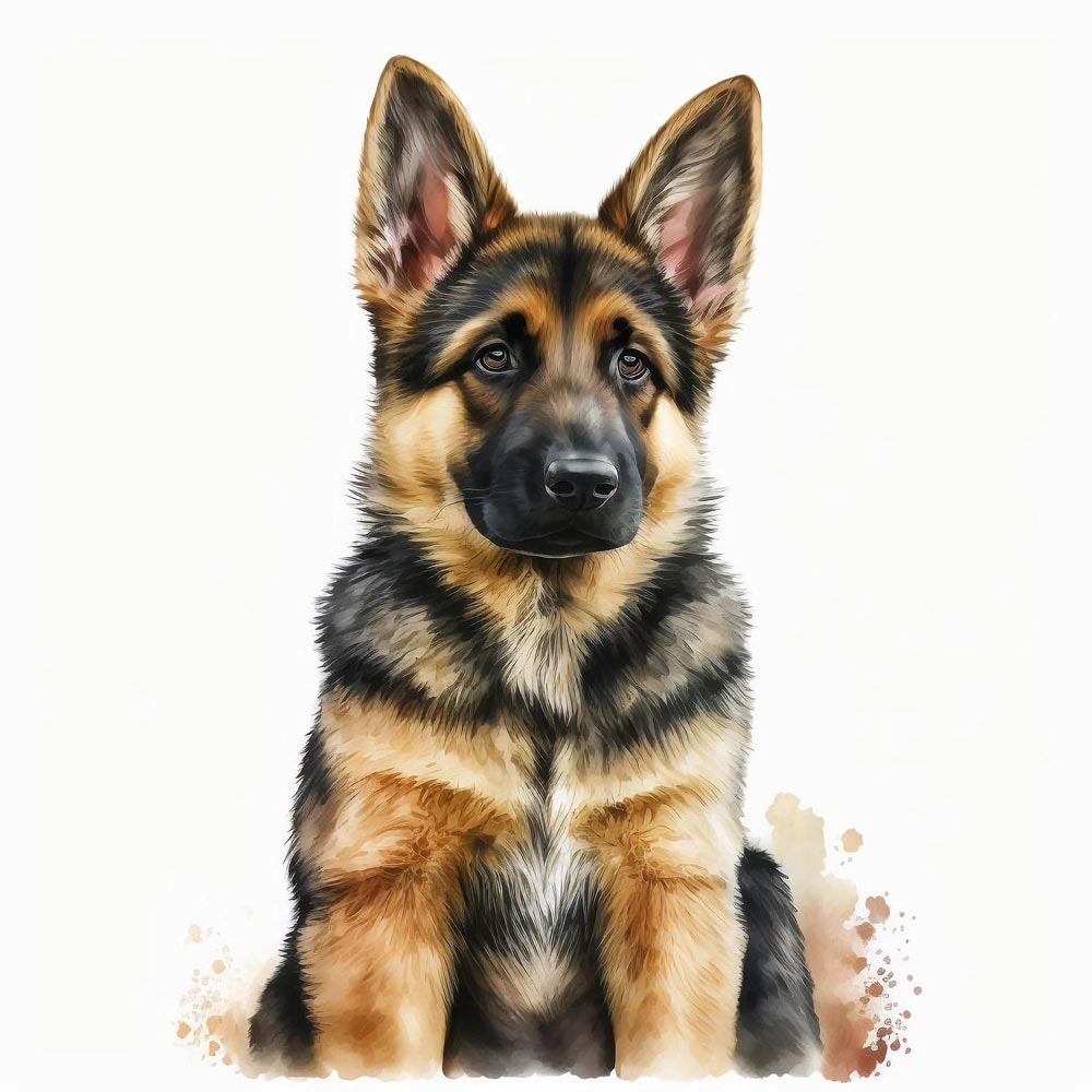 Water Color Dog