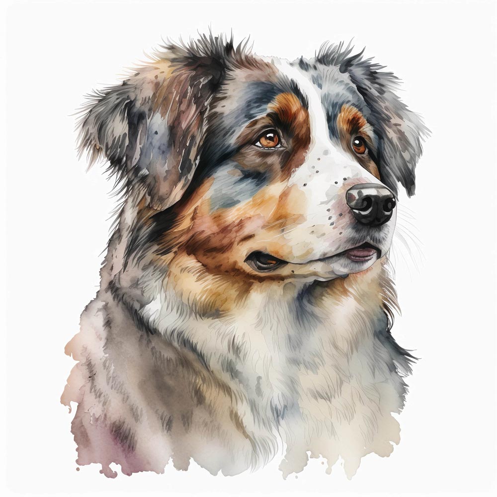 Water Color Dog