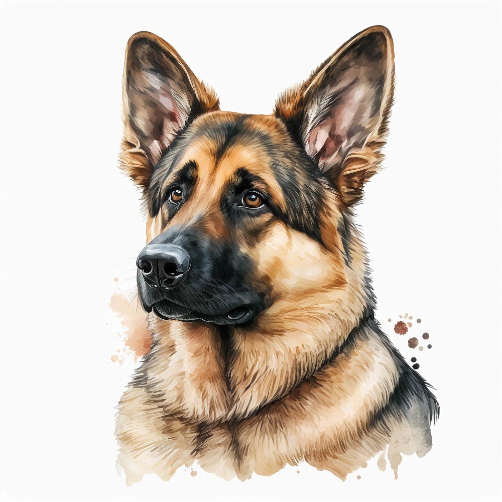 Water Color Dog