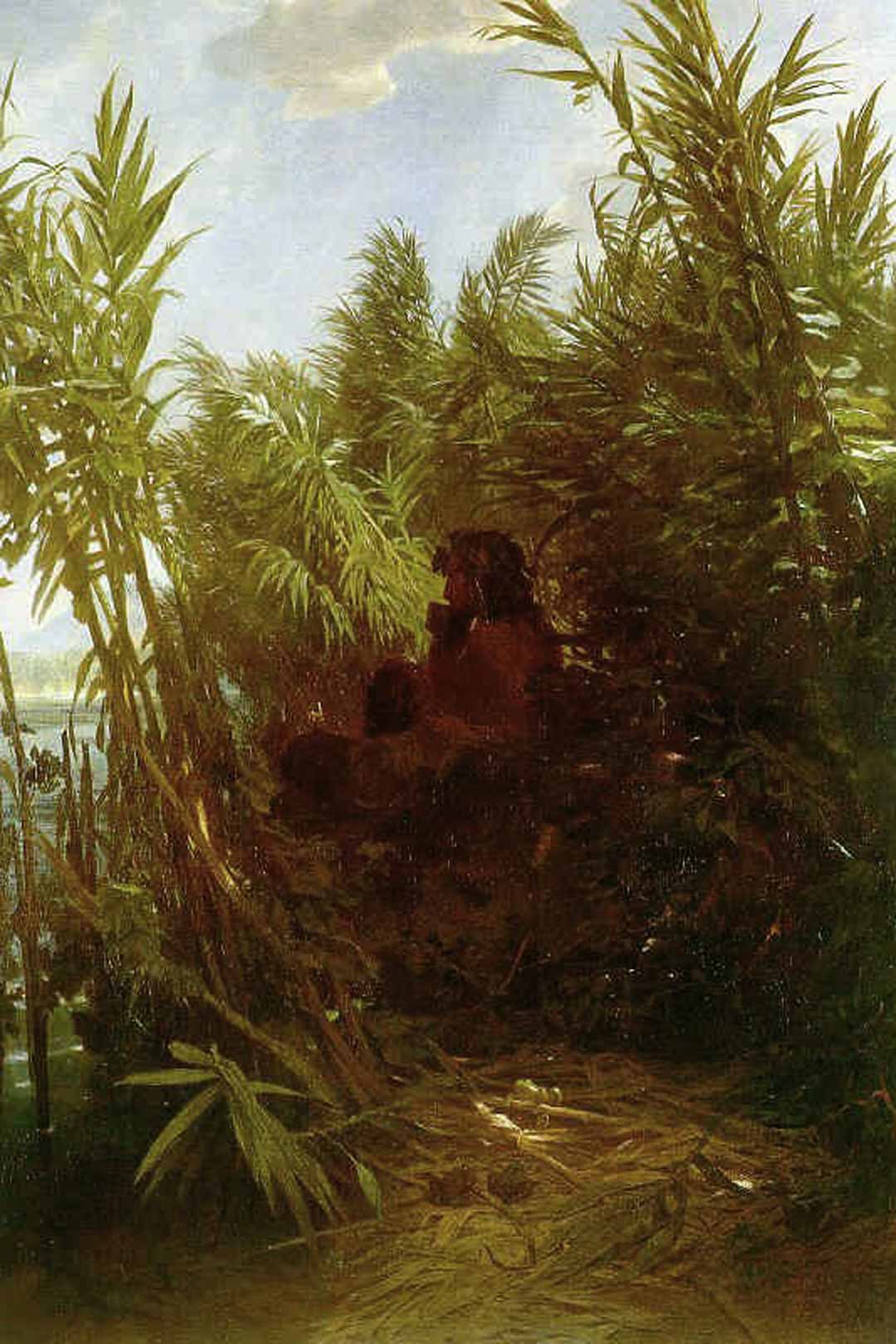 1856 57 Pan Amongst the Reeds
