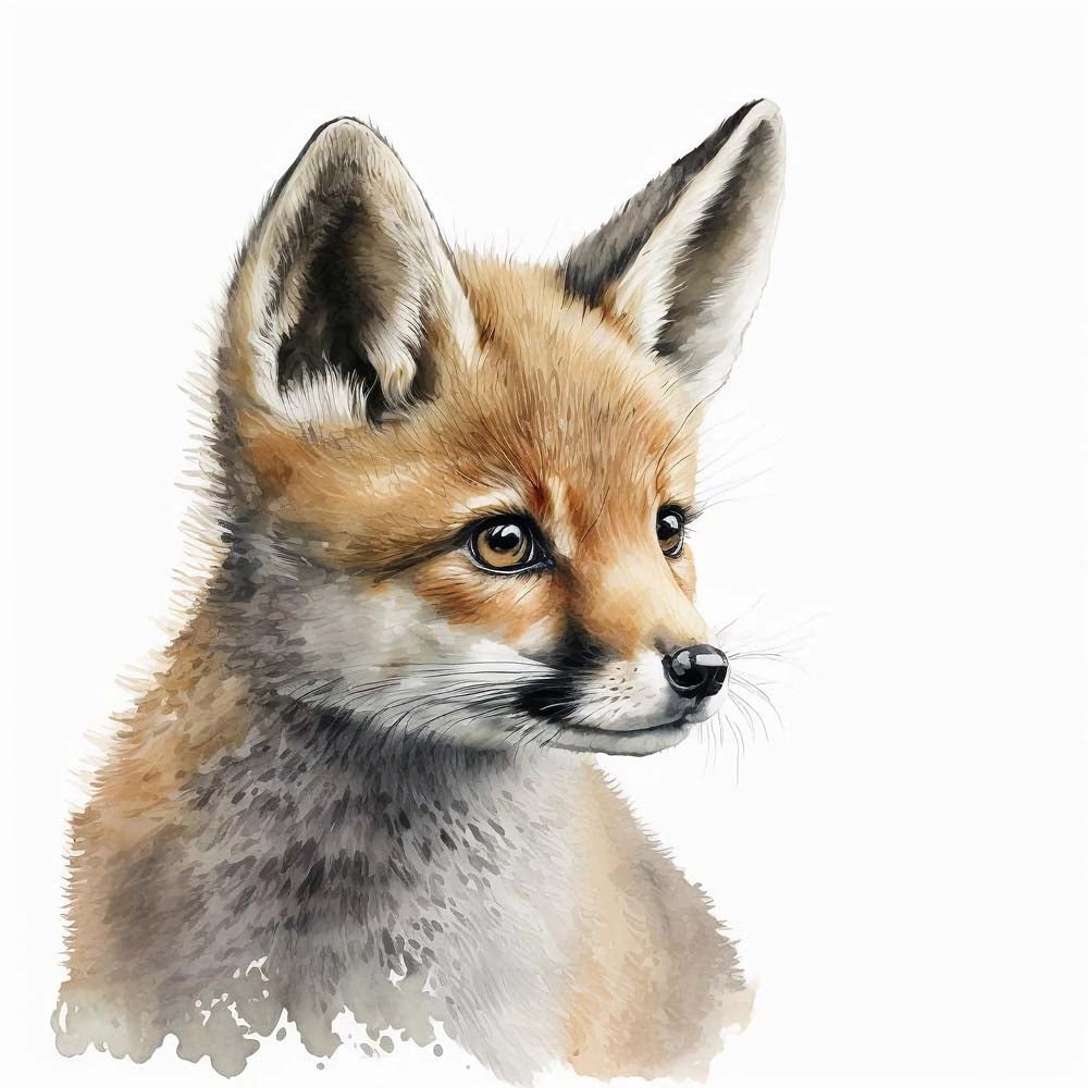 Red Fox Print