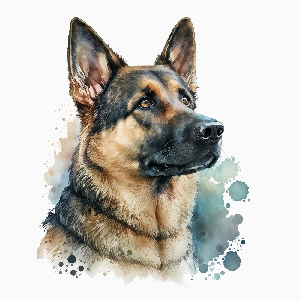 Water Color Dog