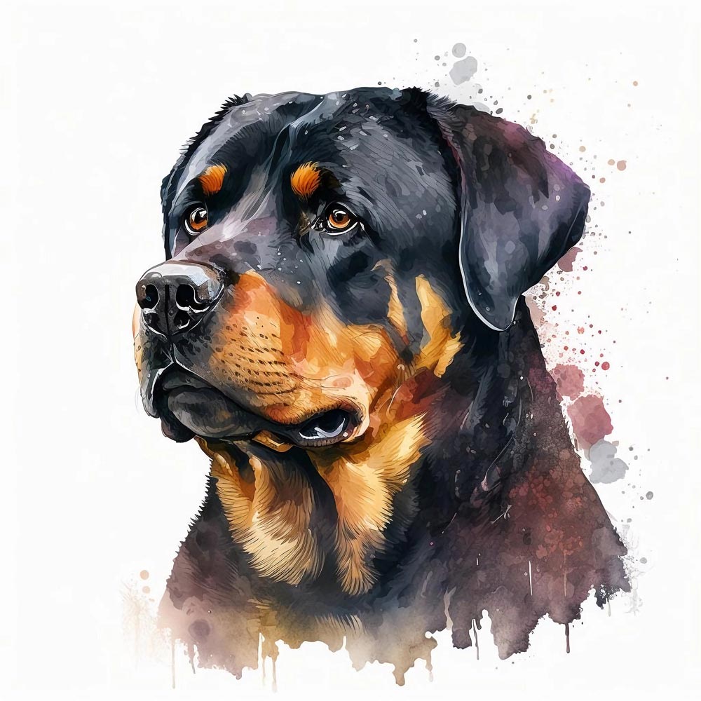 Water Color Dog