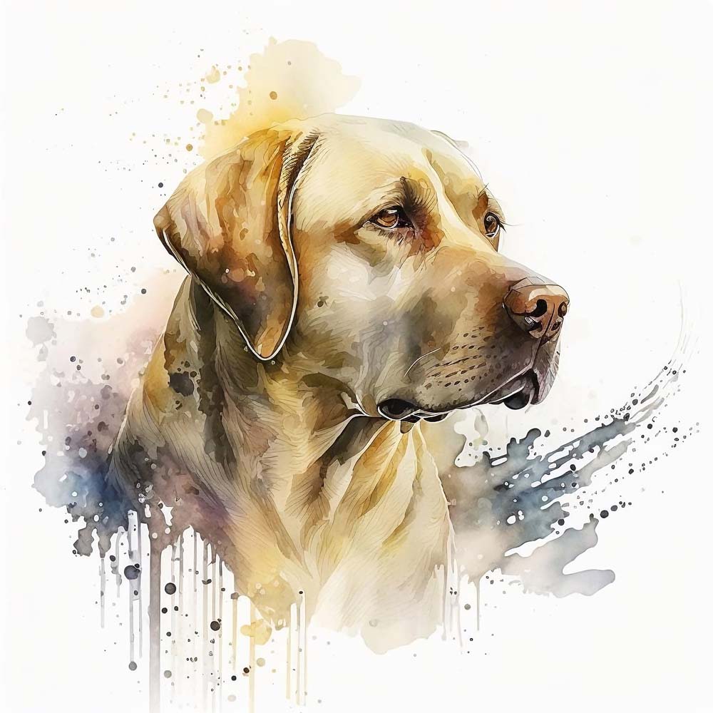 Labrador Retriever Dog Print