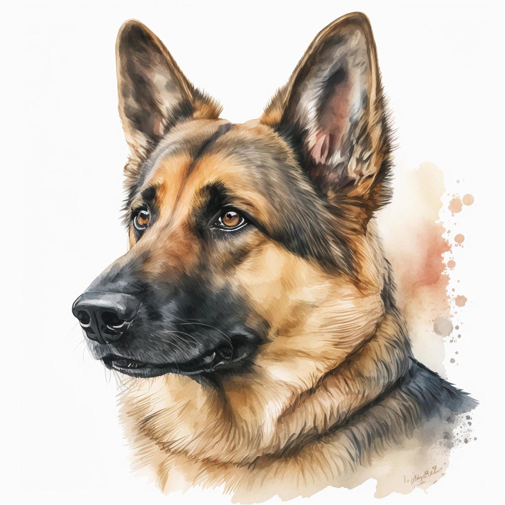 Water Color Dog