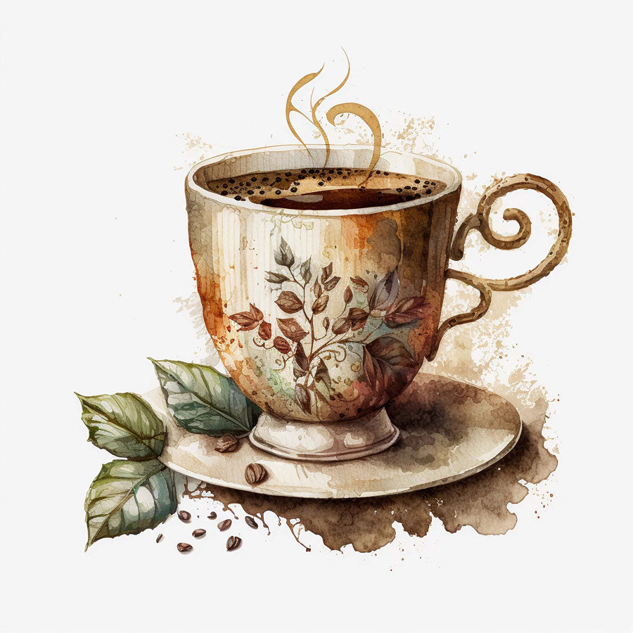 Sip of Solitude : Isolated Coffee Cup