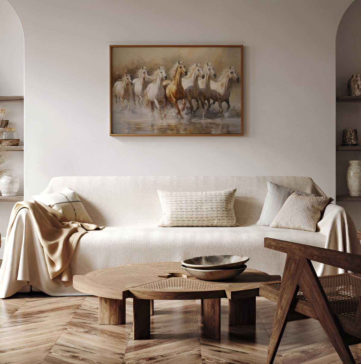 'Vishwajeet' Golden Grace Vastu Wall Art