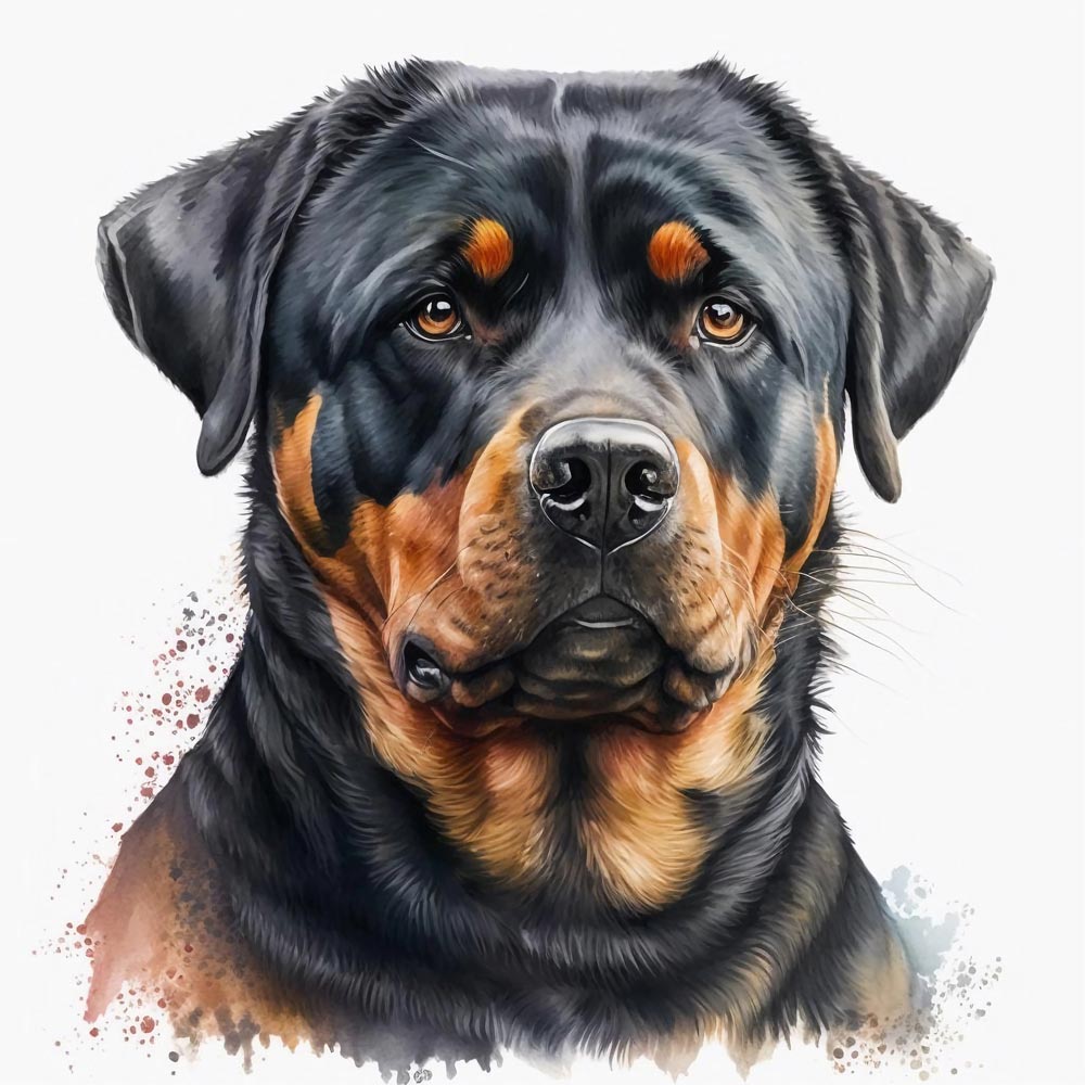 Water Color Dog