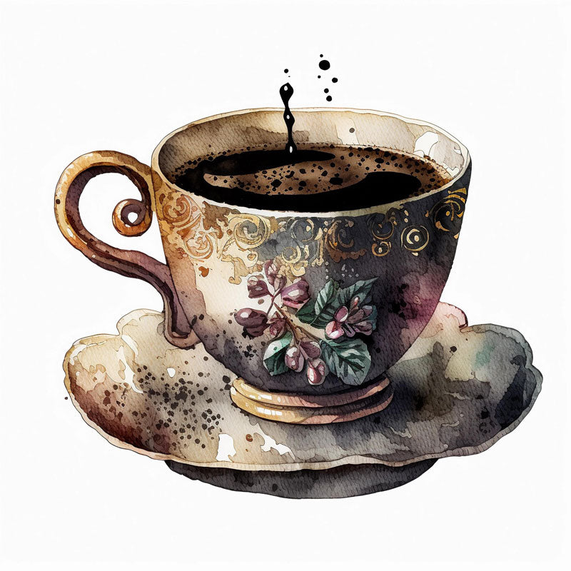 Sip of Solitude : Isolated Coffee Cup
