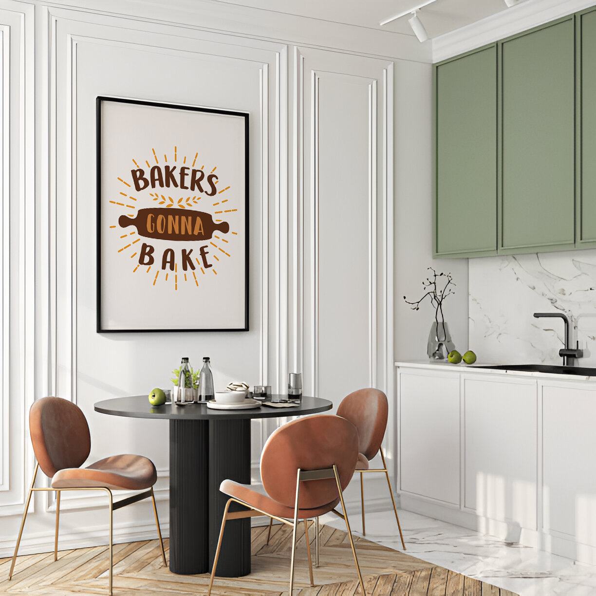 Bakers Gonna Bake - Kitchen Art Print