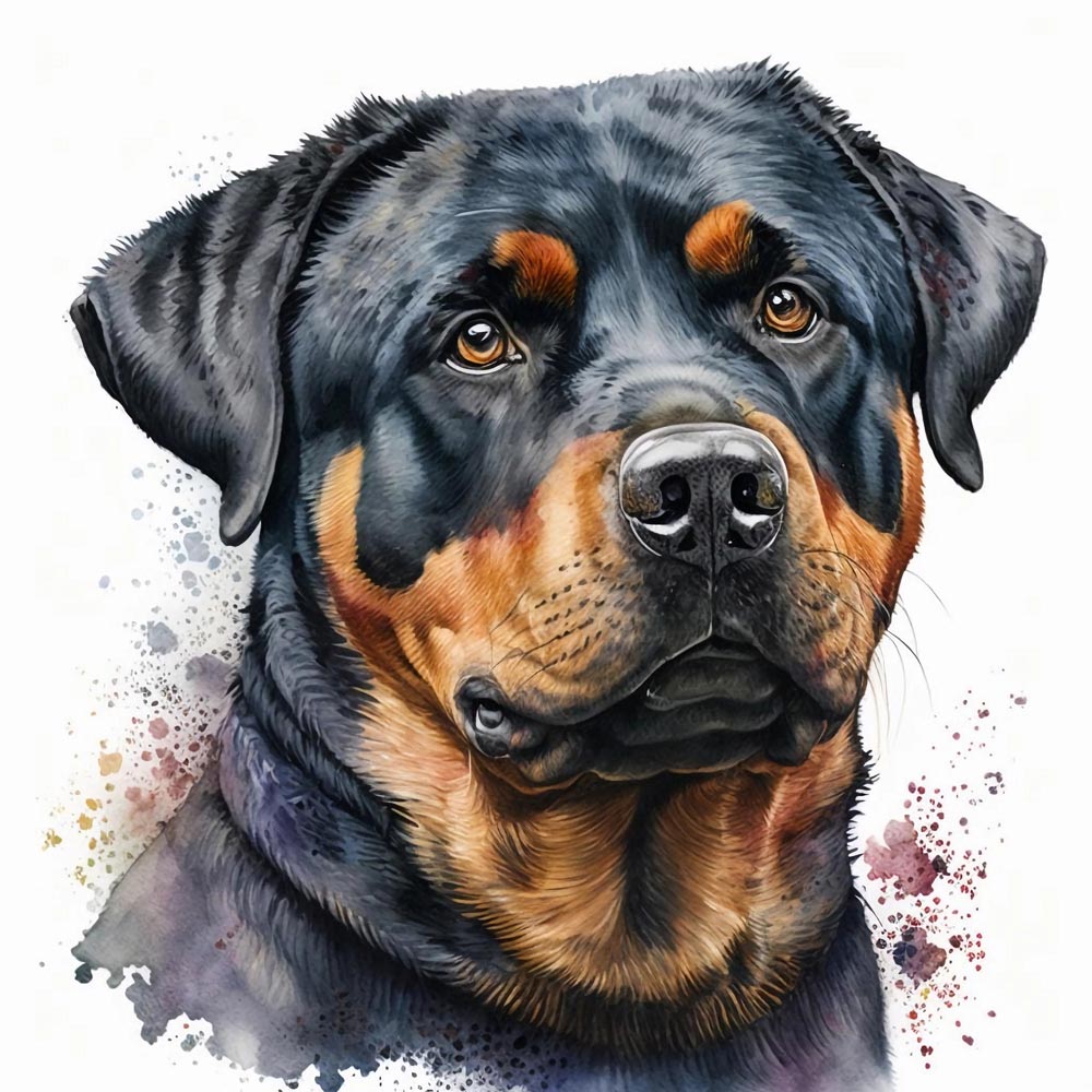 Water Color Dog