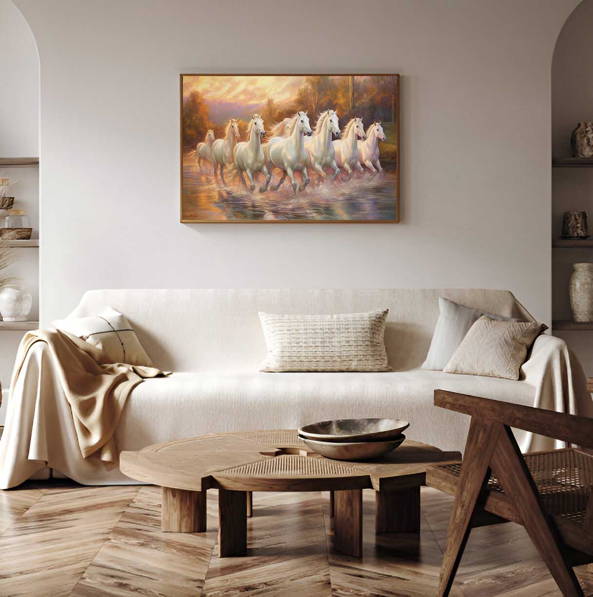 'Ashva Shakti' Power Of Motion Vastu Wall Art