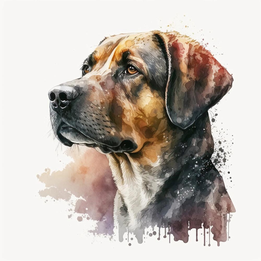 Water Color Dog