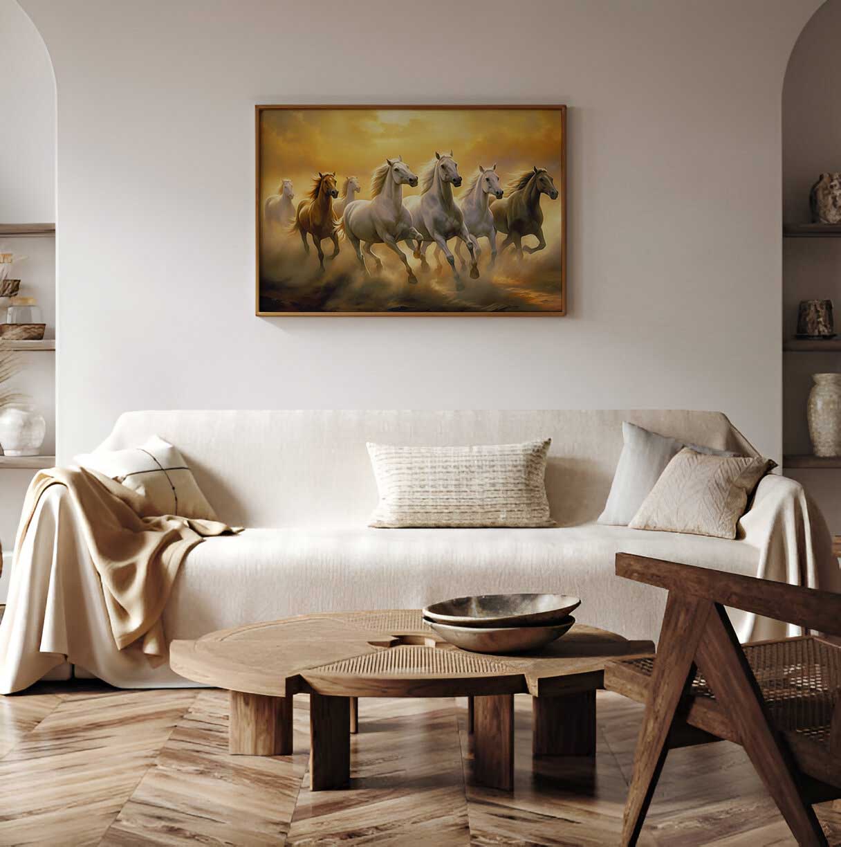 'Ashwa Tejas' Aura of Victory Vastu Wall Art