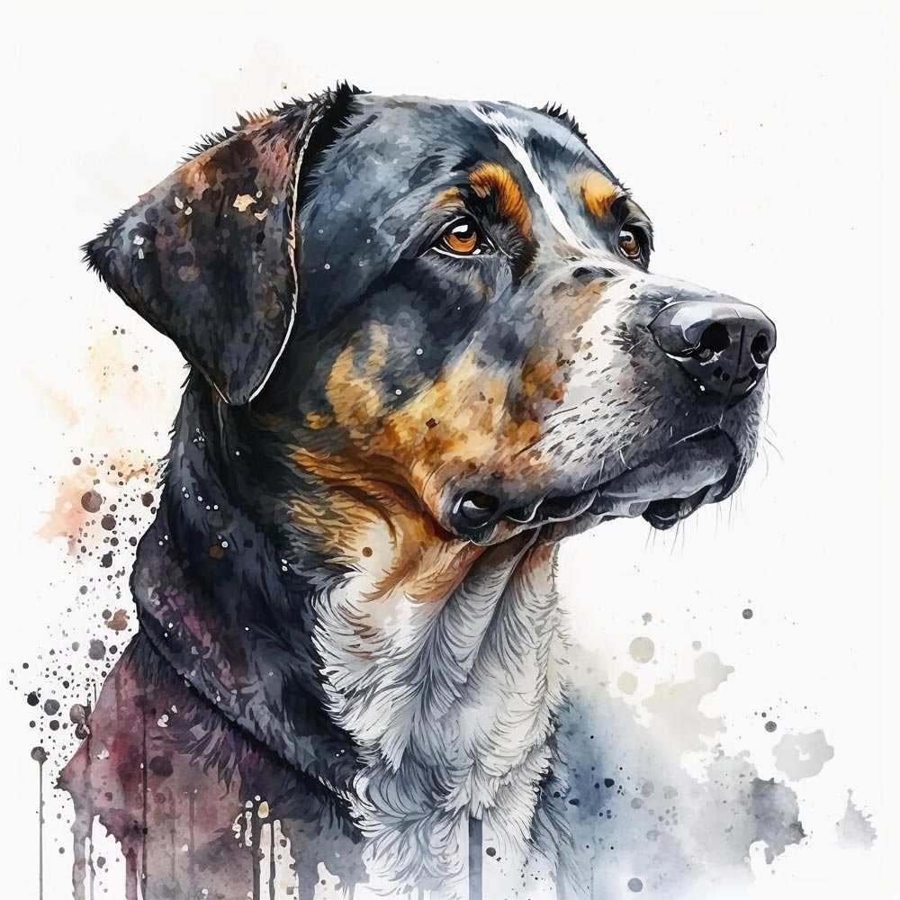 Water Color Dog