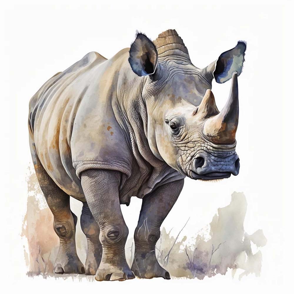 Rhinoceros Print