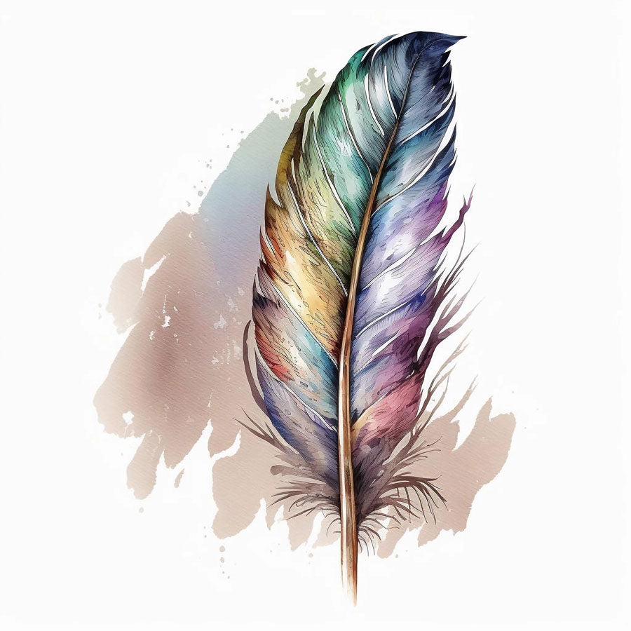 Ethereal Plume: Captivating Feather Art
