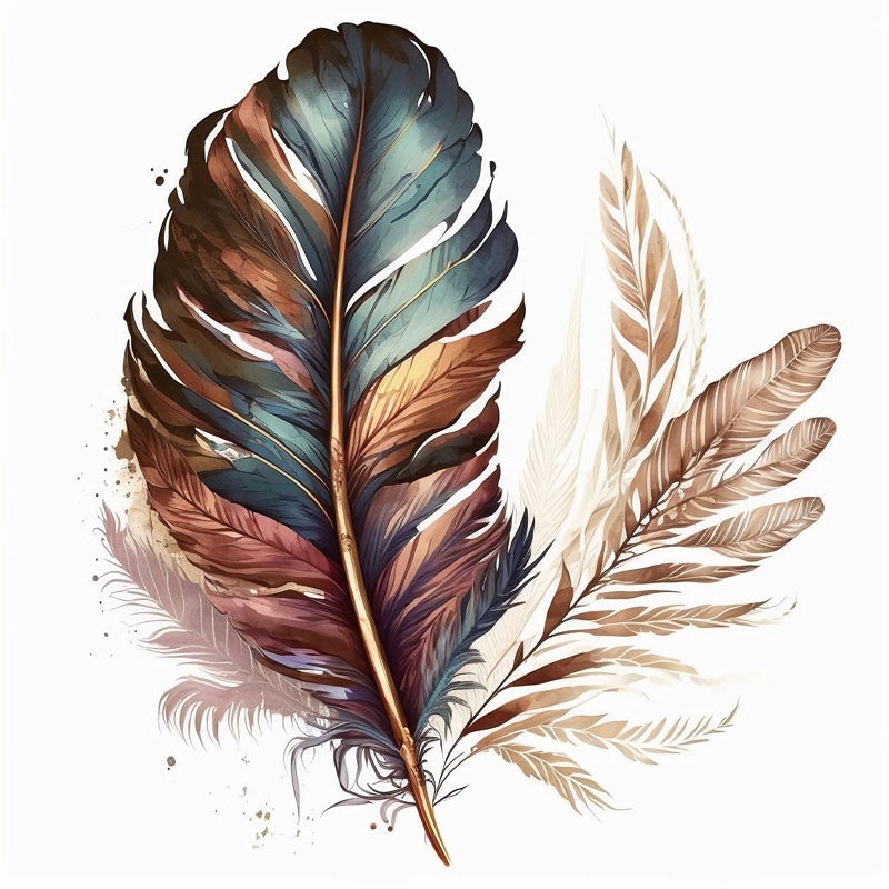 Ethereal Plume: Captivating Feather Art