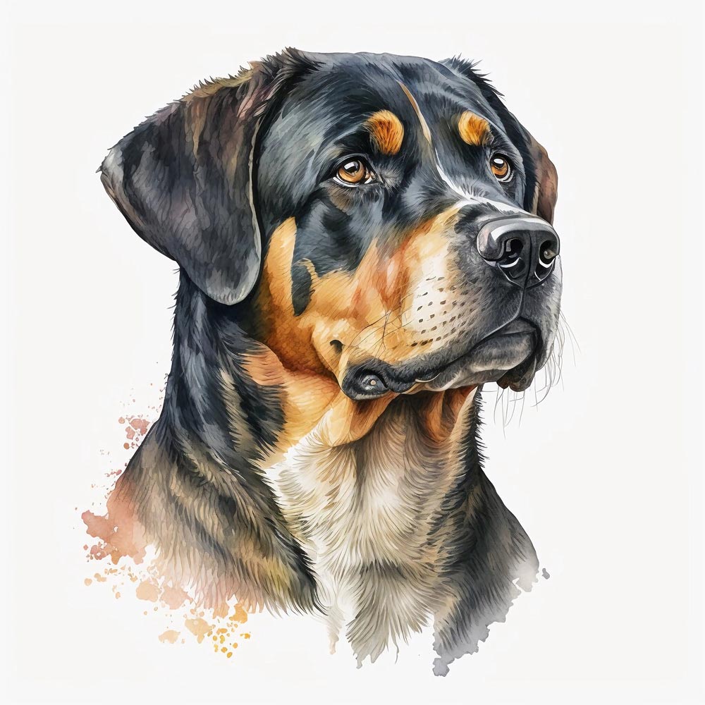 Water Color Dog
