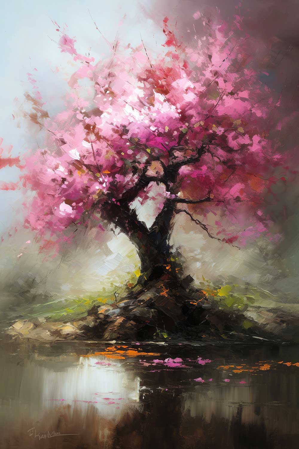 Enigmatic Elegance: Abstract Beauty Amongst the Trees